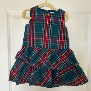 J Crew Crewcuts Multicolor Plaid Kids Dress